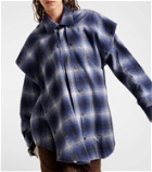 Y/Project Detachable cotton flannel overshirt