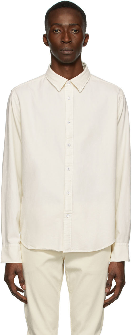 Rag Off White rag & bone Off-White Flannel Pursuit 365 Shirt Rag and Bone