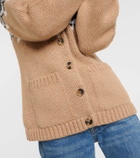 Khaite Suzette Fair Isle cashmere-blend cardigan