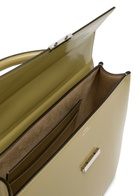 Toteme Glossed Leather top Handle bag - Beige - One Size