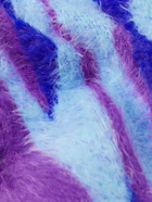SKY HIGH FARM - Quil Lemons Textured-Knit Cardigan - Purple