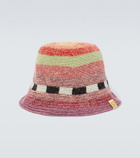 Visvim Meda striped crochet bucket hat