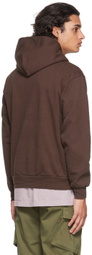 Online Ceramics Brown Bear Logo Hoodie