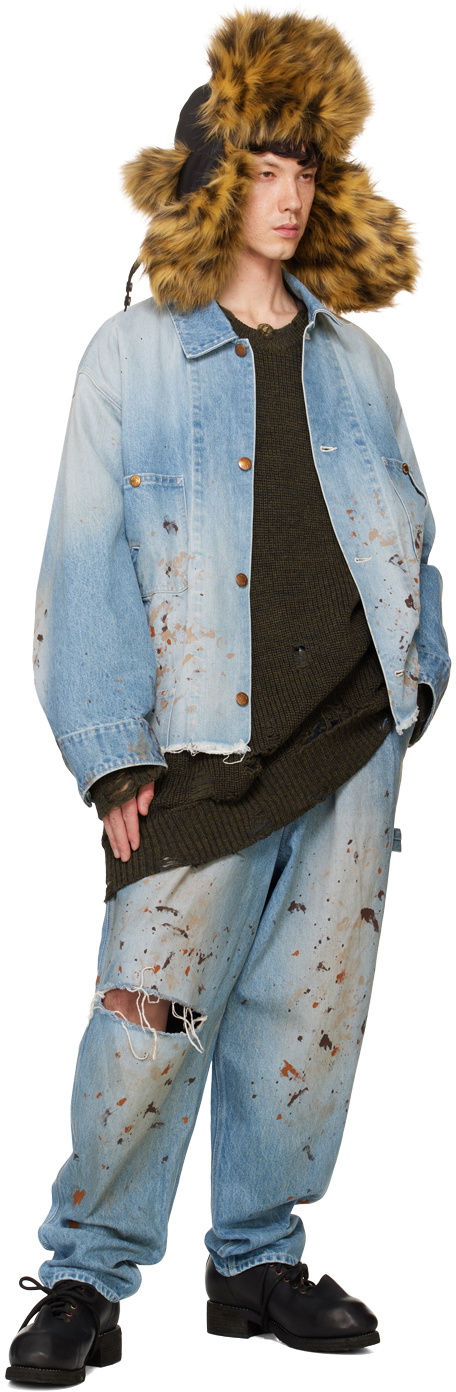doublet Blue Cutoff Denim Jacket