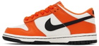 Nike Kids Orange & Black Dunk Low Big Kids Sneakers