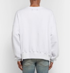 AMIRI - Printed Loopback Cotton-Jersey Sweatshirt - White