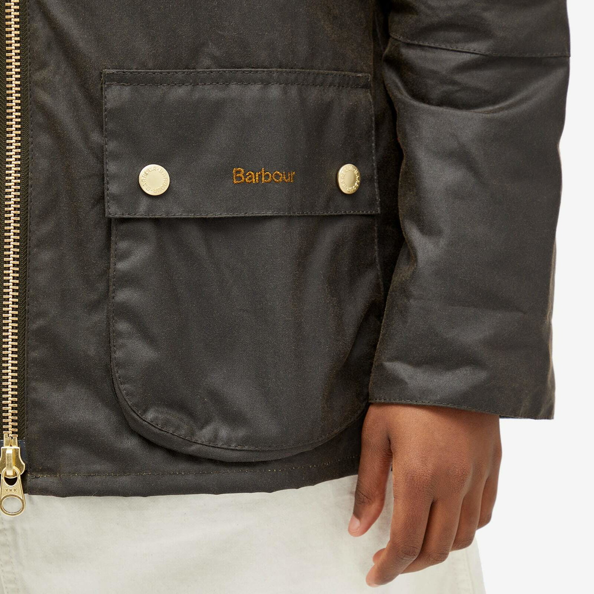 Barbour Women s Allerston Wax Jacket in Olive Ancient