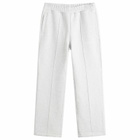 ANNIE HOOD Men's Straight College Joggers in Grey