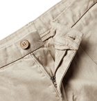 Altea - Bowery Tapered Pleated Linen-Blend Trousers - Neutrals