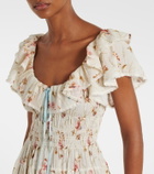 Dôen Illiana floral cotton midi dress