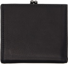 YOHJI YAMAMOTO Black Clasp M Wallet
