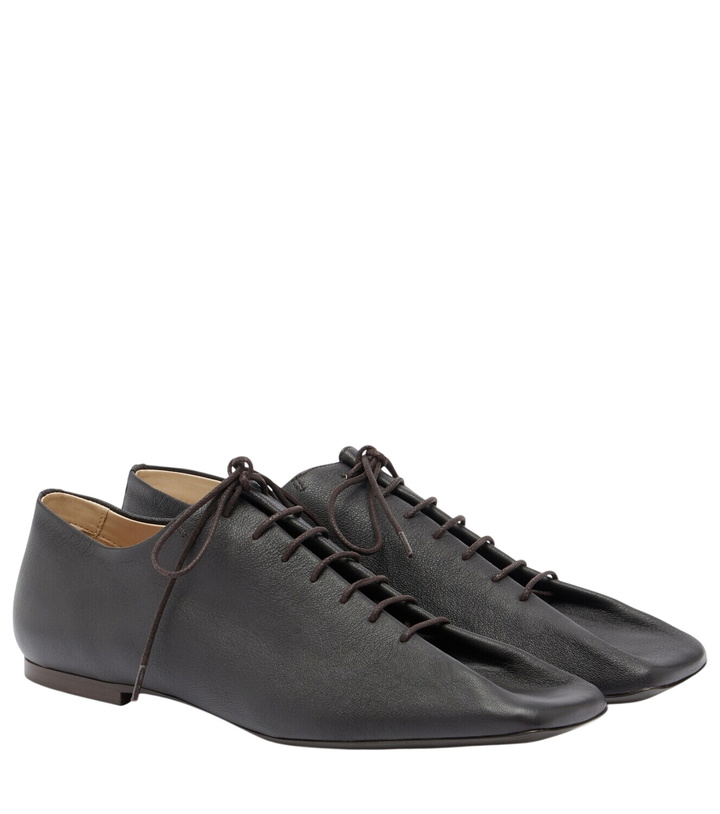 Photo: Lemaire Souris leather derby shoes