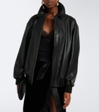 Nour Hammour Toyen leather blouson jacket