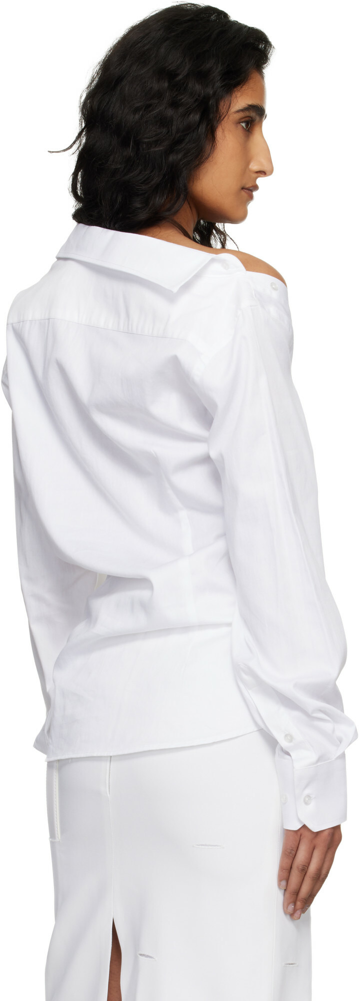 HODAKOVA White Asymmetric Shirt