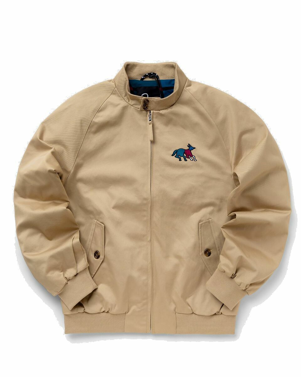 Photo: By Parra Anxious Dog Jacket Beige - Mens - Bomber Jackets