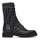 Fendi Black Forever Fendi Rockoko Boots