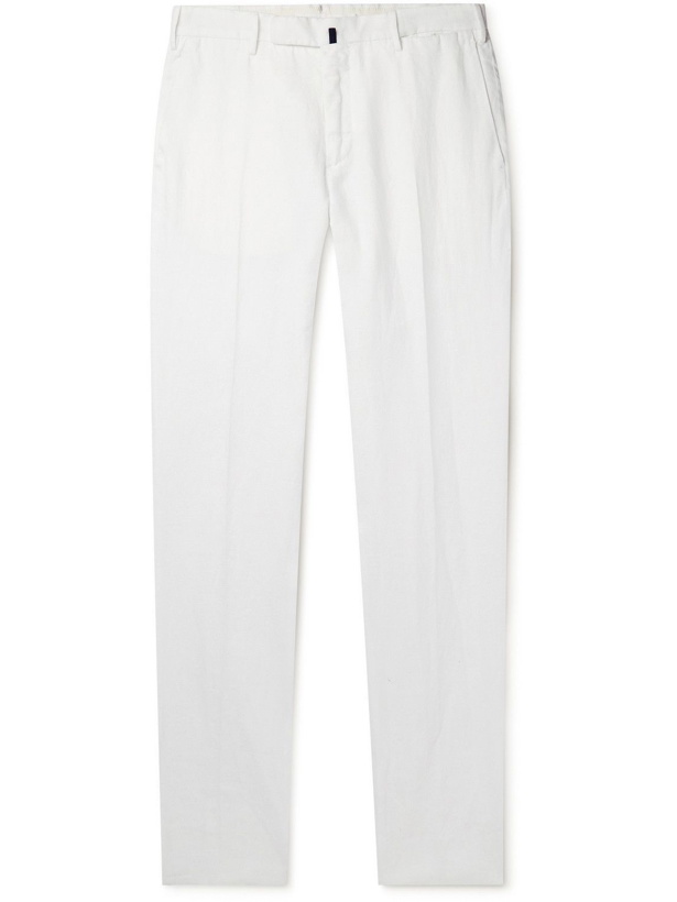 Photo: Incotex - Venezia 1951 Slim-Fit Linen Trousers - White