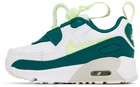 Nike Baby Green & White Air Max 90 Toggle Sneakers