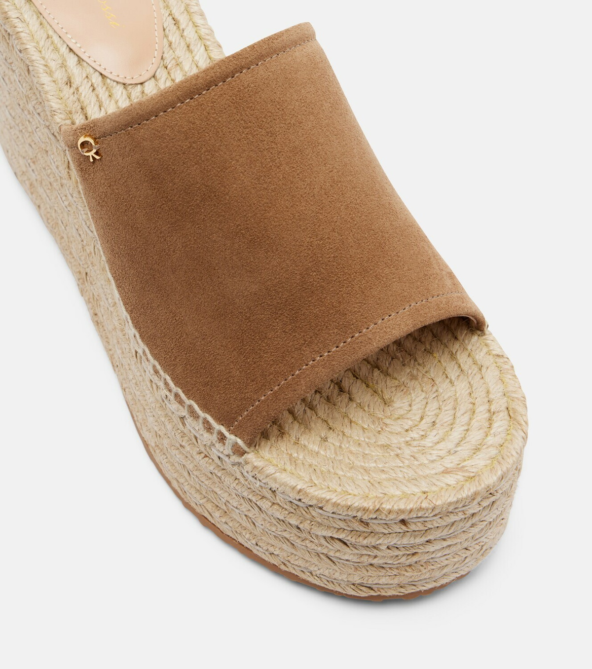 Gianvito Rossi Suede espadrille wedges