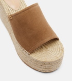 Gianvito Rossi Suede espadrille wedges