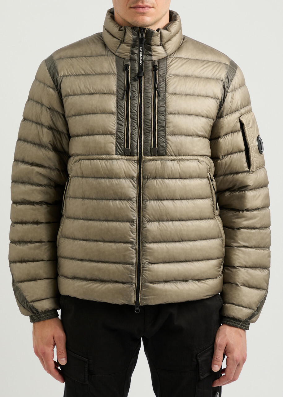 C.P. Company Quilted Shell Jacket Khaki C.P. Company
