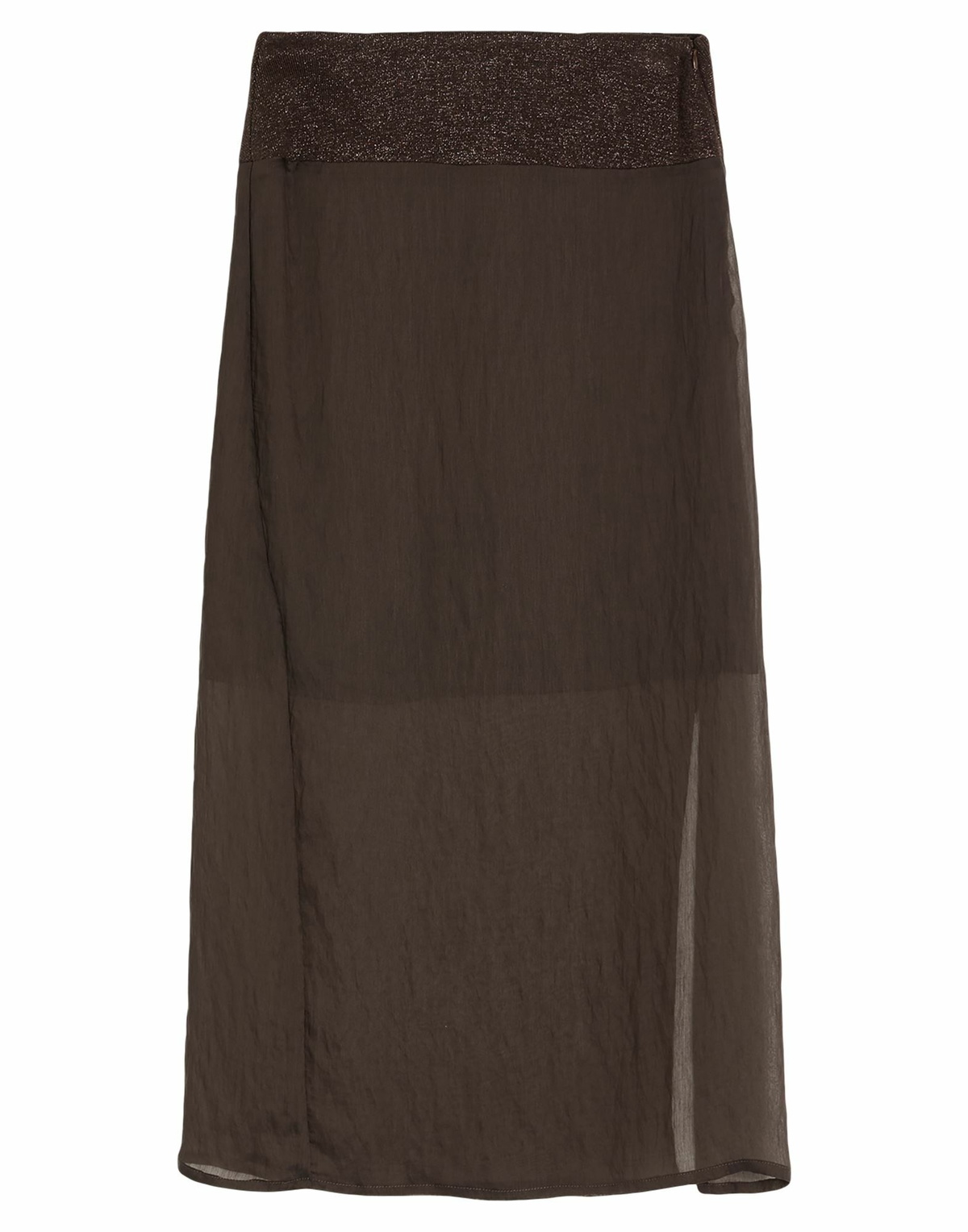 Peserico Womens Midi skirt in Dark brown