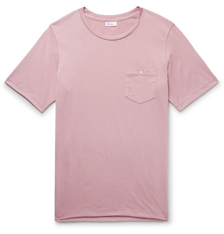 Photo: Schiesser - Cotton-Jersey Pyjama T-Shirt - Men - Pink
