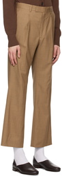 AURALEE Brown Tropical Trousers