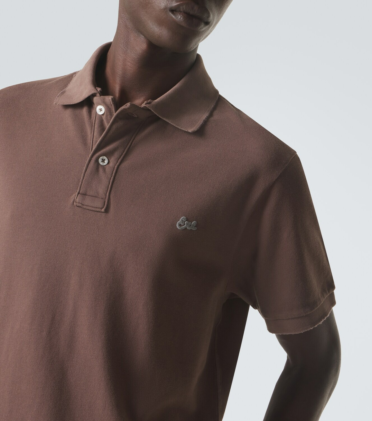ERL Cotton piqué polo shirt