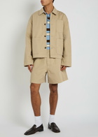 JW Anderson Patch Pocket Cotton Jacket Beige