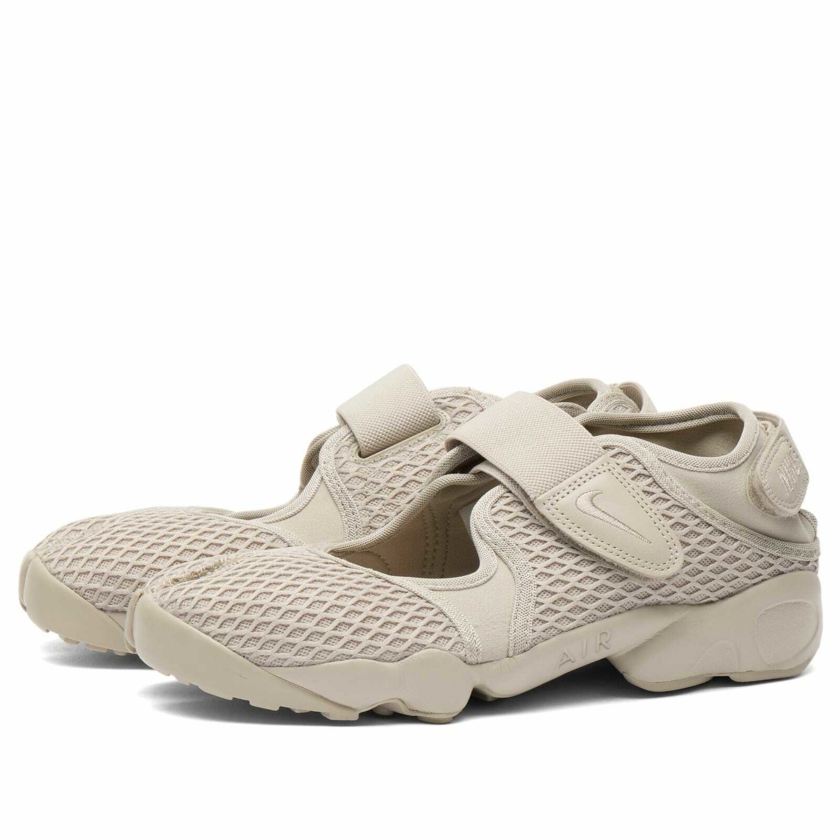 Nike Women's W Air Rift Lace Sneaker in Cream Ii Cream Ii/Light Orewood Brown