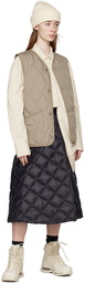 TAION Taupe Military Down Vest