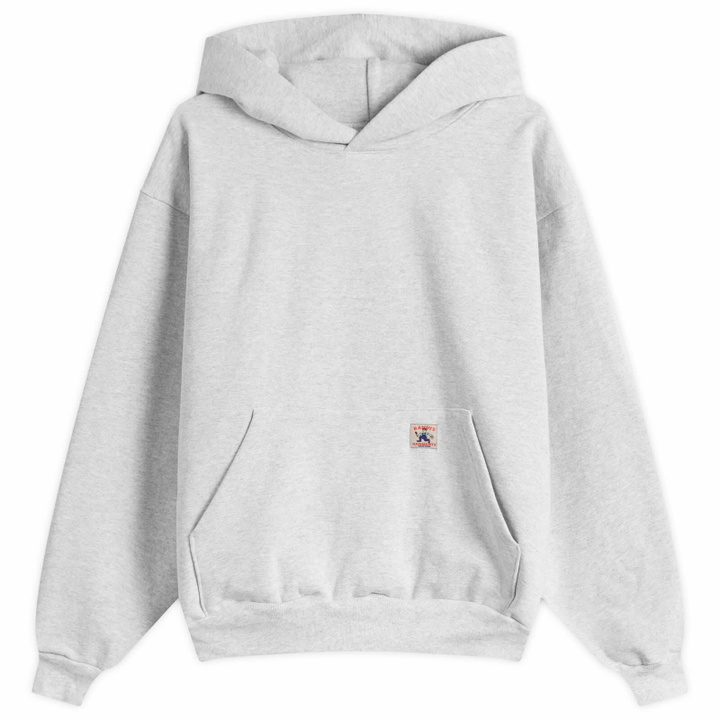 Photo: Randy's Garments Men's Randy’s Garments  Heavyweight Logo Hoodie in Heather Grey