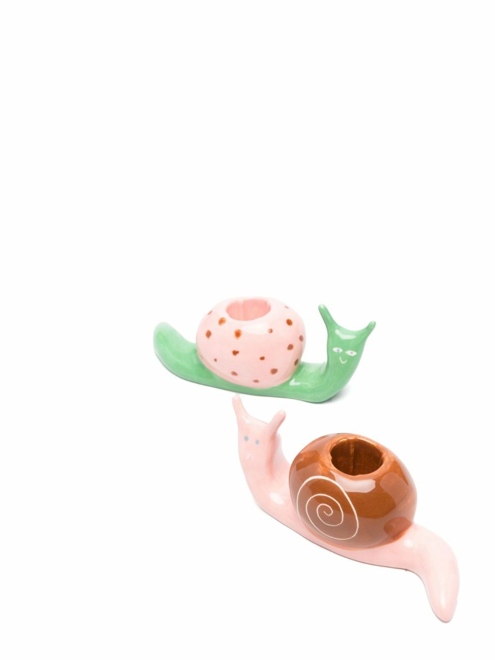 LAETITIA ROUGET The Hard Shell Candle Holders (set Of Two)