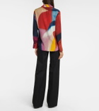 Chloe - Printed silk crêpe de chine shirt