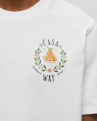 Casablanca Casa Way Printed T Shirt White - Mens - Shortsleeves
