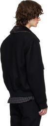 BOSS Black Wool-Cashmere Jacket