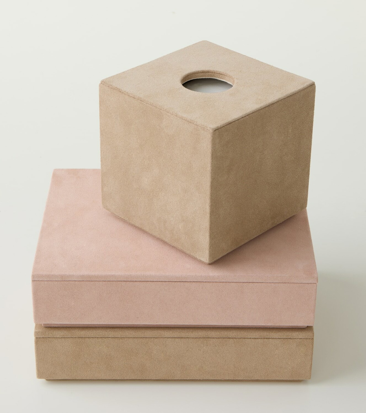 Michaël Verheyden Suede and wooden letterbox