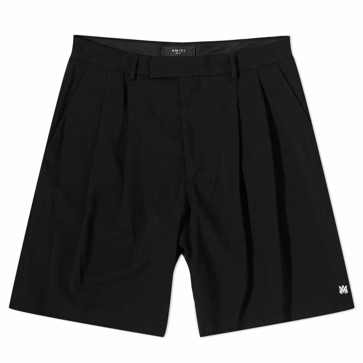 AMIRI Men's Double Pleat Shorts in Black Amiri