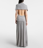 Aya Muse Viona draped maxi skirt