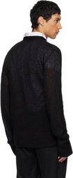 Rier Black V-Neck Sweater