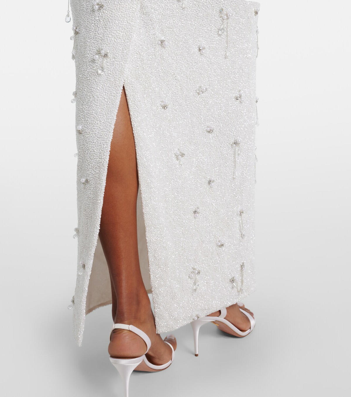 Clio Peppiatt Droplet embellished gown