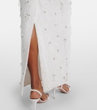 Clio Peppiatt Droplet embellished gown