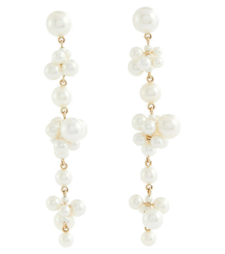 Photo: Sophie Bille Brahe - Cellie Longue 14kt gold earrings with pearls