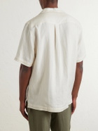 Frescobol Carioca - Alves Embroidered Linen Shirt - Neutrals