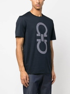 FERRAGAMO - Logo Cotton T-shirt