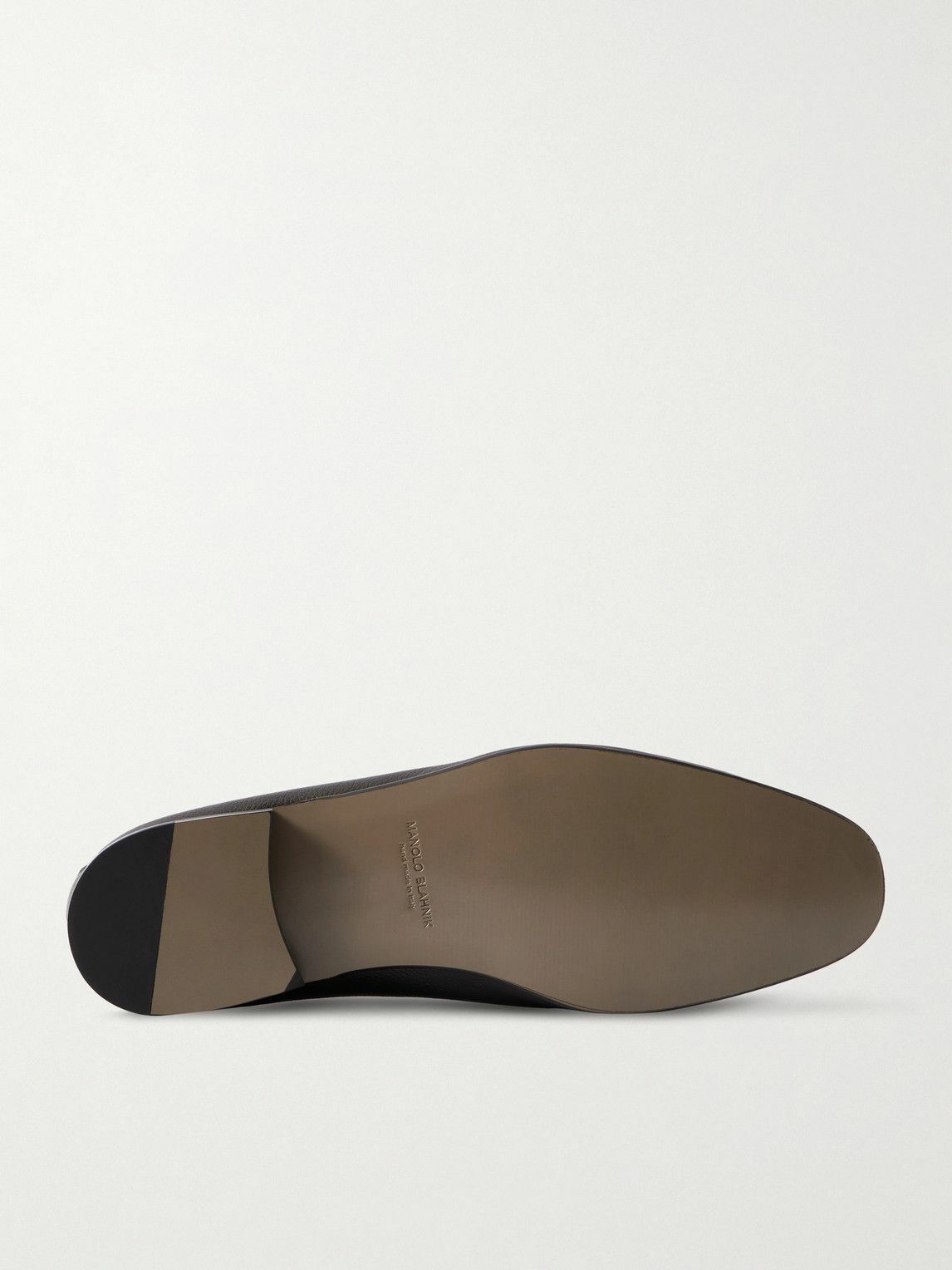 Manolo Blahnik - Truro Full-Grain Leather Loafers - Brown