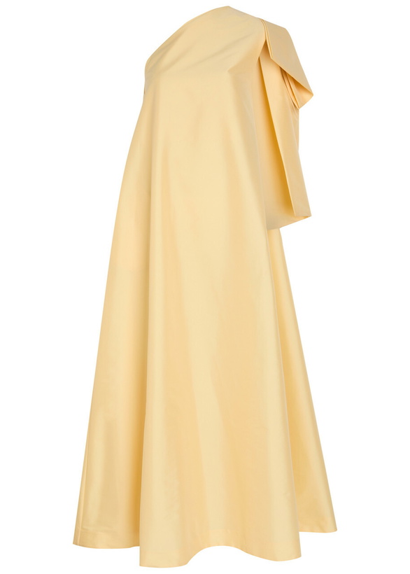 Photo: Bernadette Winnette Bow-appliquéd Taffeta Gown Yellow