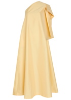 Bernadette Winnette Bow-appliquéd Taffeta Gown Yellow