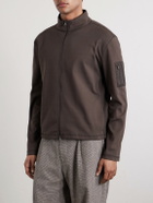 Amomento - Cotton Zip-Up Sweater - Brown